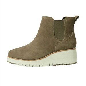 COLE HAAN / ZG City / Waterproof / Suede / Wedge / Ankle Boots / US Size 8 / Oli